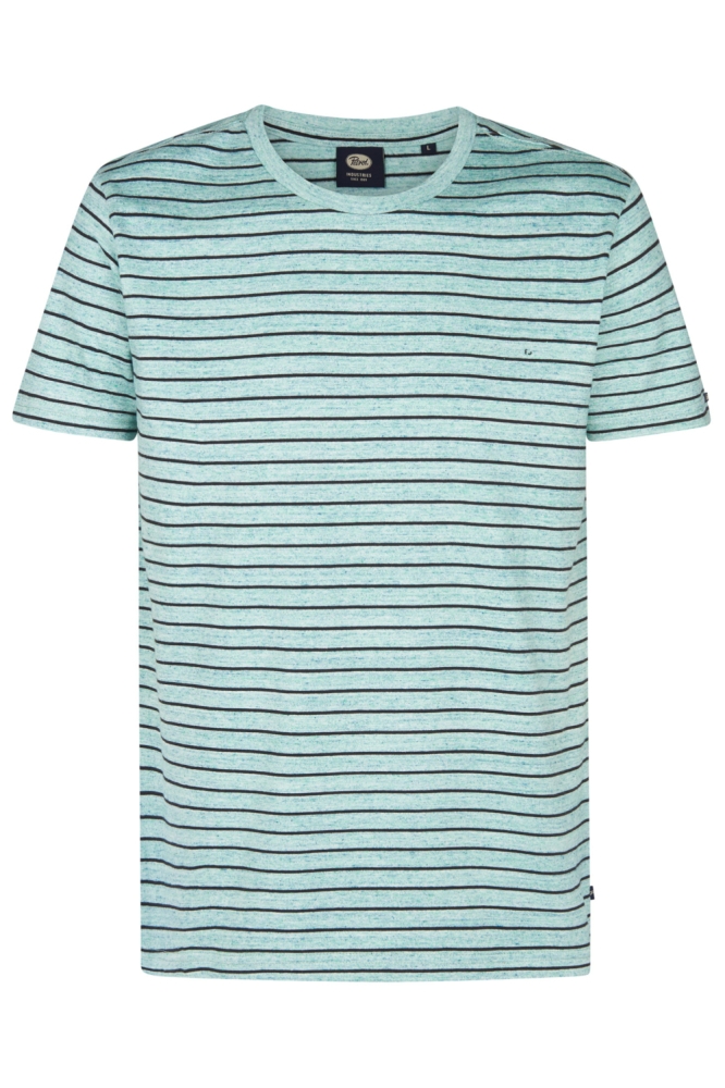 STRIPED T SHIRT CROW M 3050 TSR606 5191 Pale Aqua